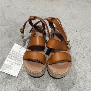 Brown Leather Women's Sandals